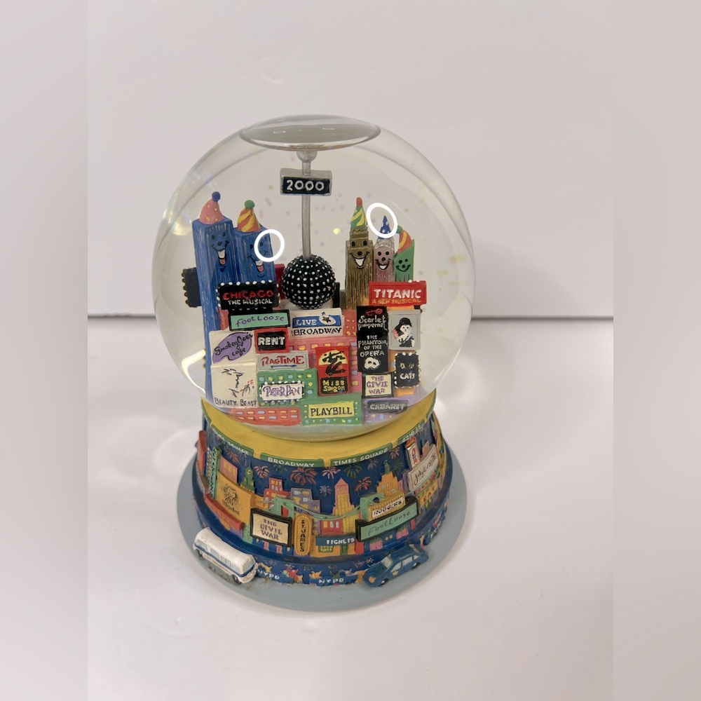 Vintage Broadway Musical 2000 Themed Snow Globe